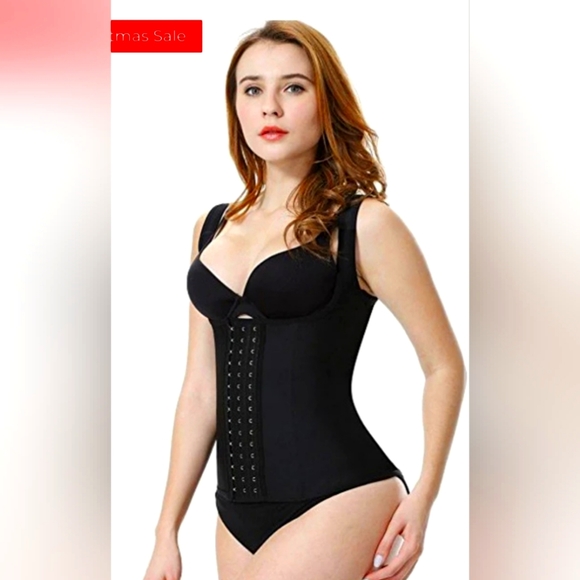 Black - Columbian Waist Trainer Vest - Waistline 38 to 39.5 in - 4X - Picture 2 of 6